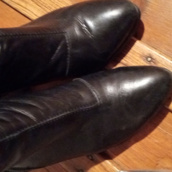 Women's soft leather high heel boots - Picture 2 of 6
